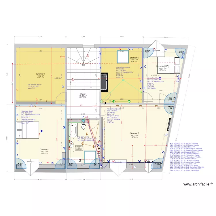 Comble Princ Full v2. Plan de 