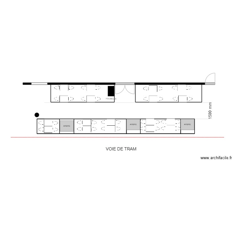 TERRASSE NANCY V2. Plan de 16 pièces et 77 m2