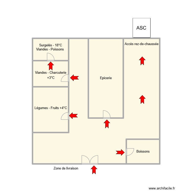 SOUS-SOL CUISINE API MARCHE EN AVANT. Plan de 0 pièce et 0 m2