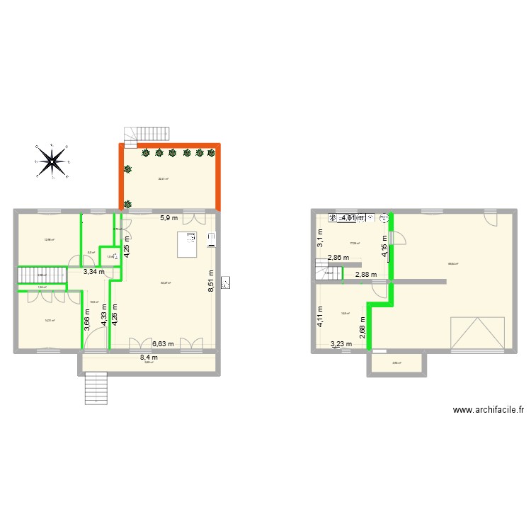 RTE DE LATHUS &. Plan de 16 pièces et 239 m2