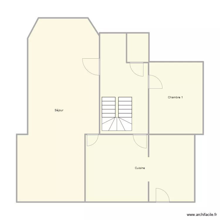 2eme etage - Teinturerie. Plan de 