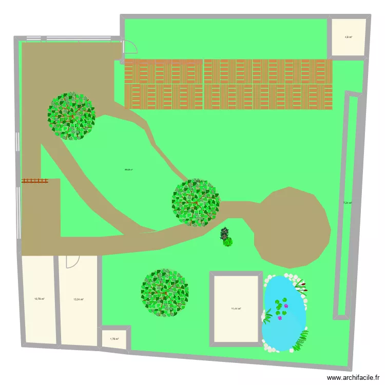 plan electrique jardin. Plan de 7 Pièces et 435 m²