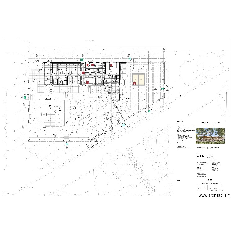 LES HALLES DE LAVAL RDC. Plan de 2 pièces et 15 m2