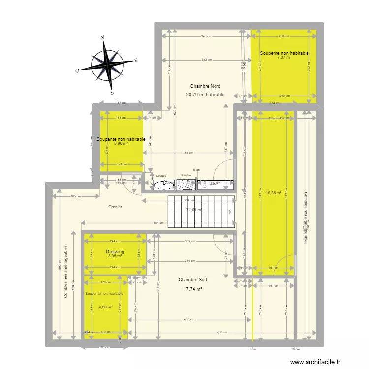 Kienstville Etage. Plan de Kienstville Etage. Plan de