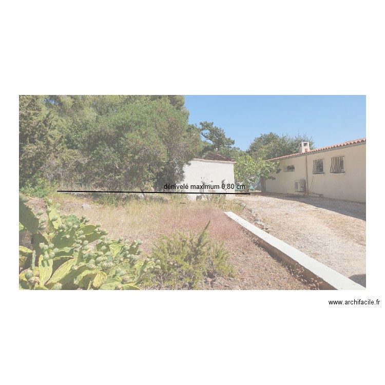plan de coupe 1. Plan de 0 pièce et 0 m2