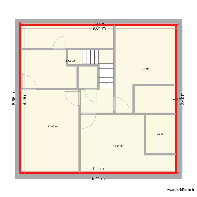 LALOU RDC 2. Plan de 