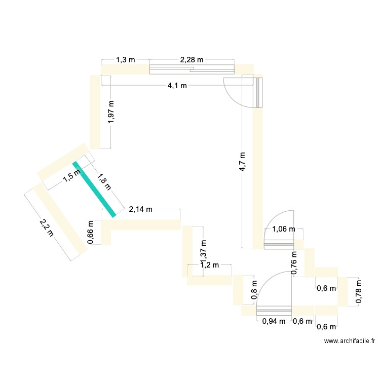 Appt119. Plan de 0 pièce et 0 m2