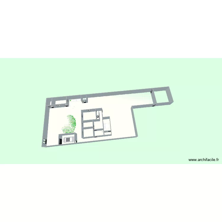 ZZZ1. Plan de 9  et 583 m²