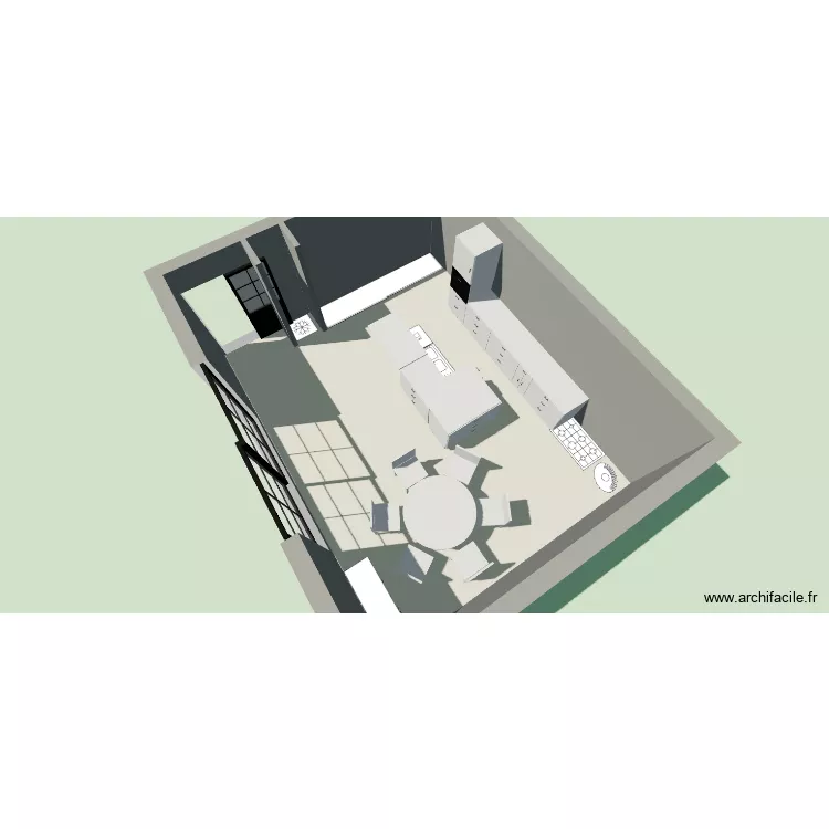 CUISINE PROJET 2. Plan de 1 et 37 m² CUISINE PROJET 2. Plan de 1 et 37 m²