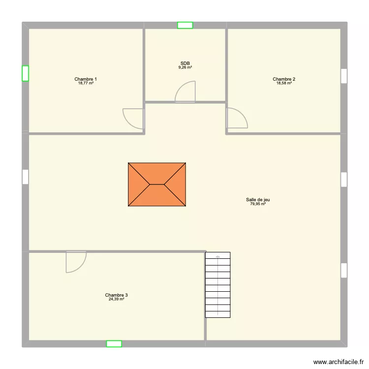 etage EMMA. Plan de 5 et 151 m² etage EMMA. Plan de 5 et 151 m²