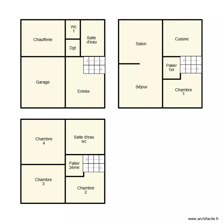 QUIMPER LABAT. Plan de 