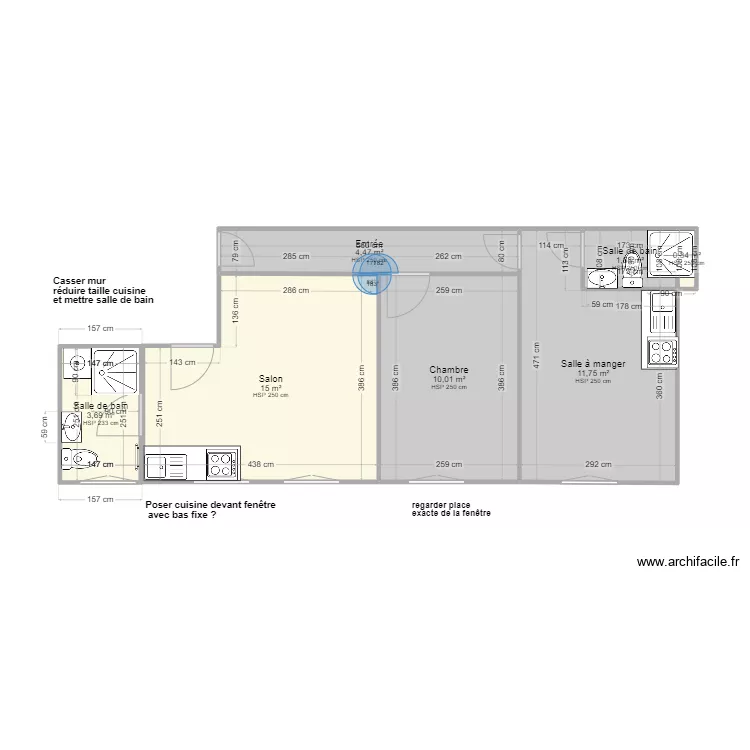 Aguado 2 apts ref. Plan de 