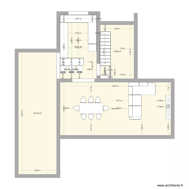 maison. Plan de maison. Plan de