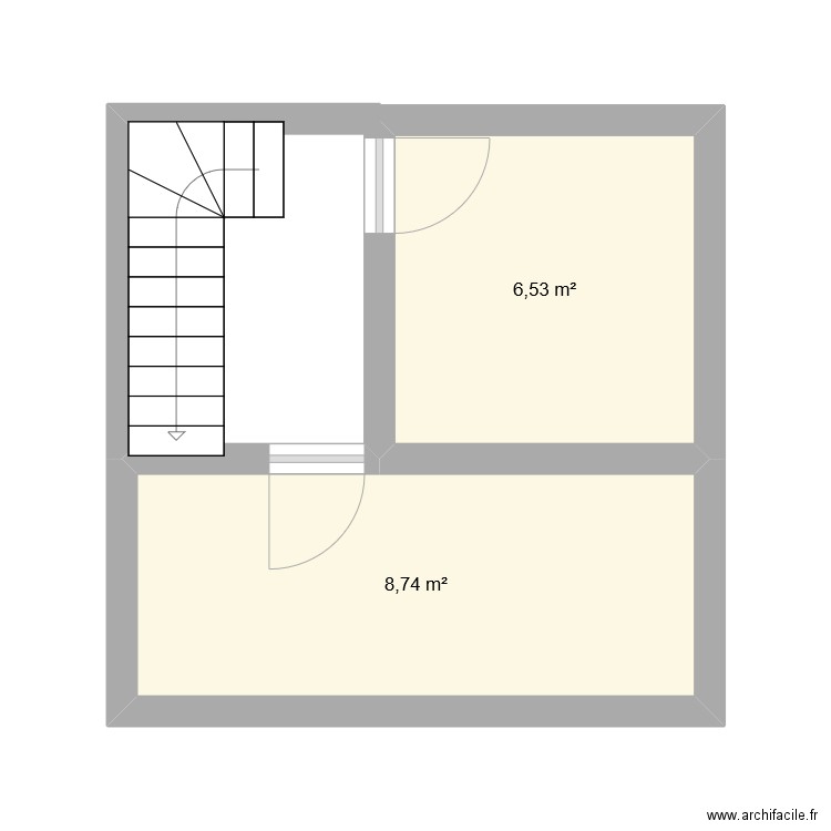 sous sol. Plan de 0 pièce et 0 m2