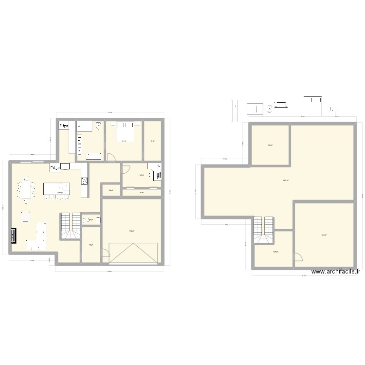 Maison idéal-3. Plan de 13 pièces et 345 m2