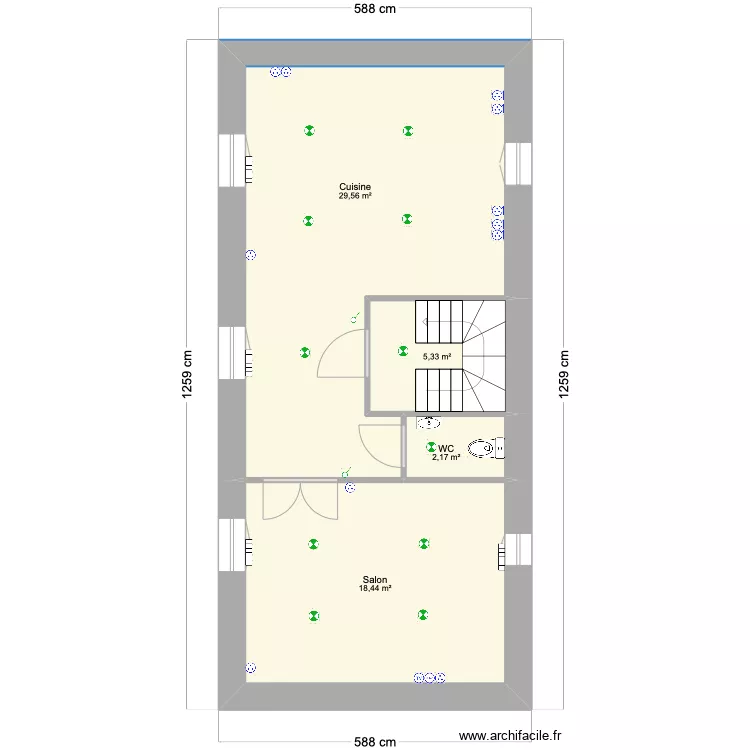 Pironnet R+1 Elec. Plan de 
