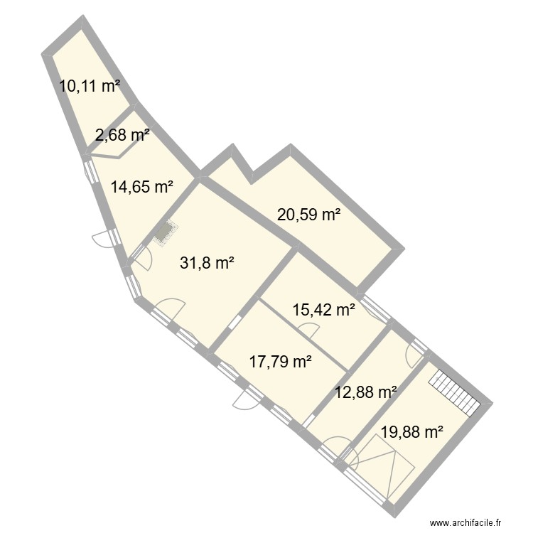 Saint Arnoult grande maison. Plan de 10 pièces et 302 m2