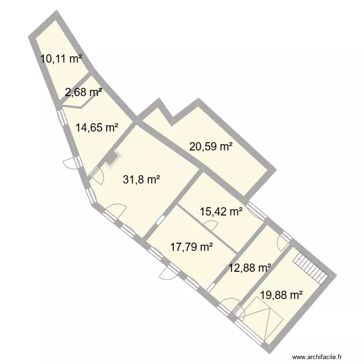 Saint Arnoult grande maison. Plan de 10 pièces et 302 m²