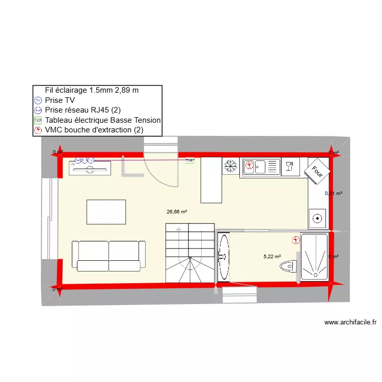Gîte Denis & Carole MULTIMEDIA RDC. Plan de 7 et 32 m² Gîte Denis & Carole MULTIMEDIA RDC. Plan de 7 et 32 m²