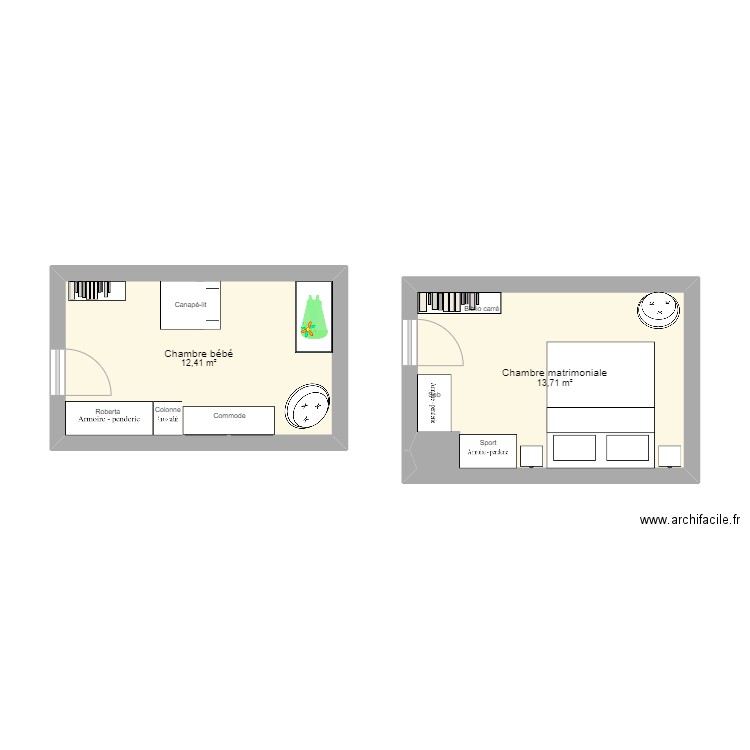 Appartement VB. Plan de 0 pièce et 0 m2