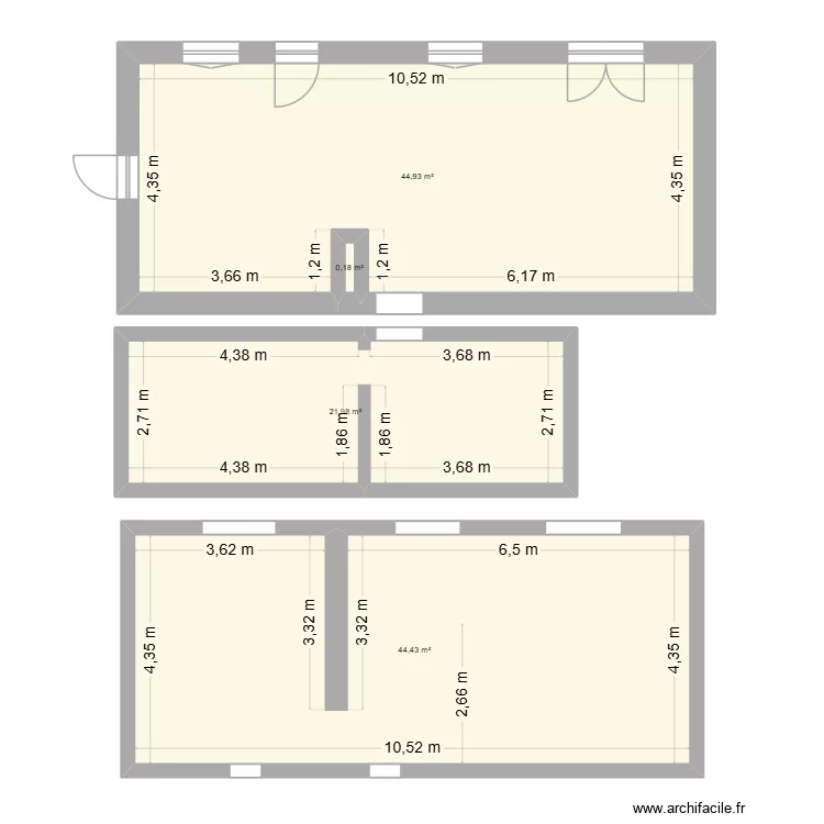FANNY - Istres. Plan de 4  et 112 m²
