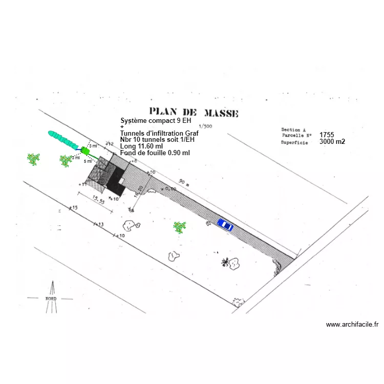 Belasco July-Pottuz. Plan de 