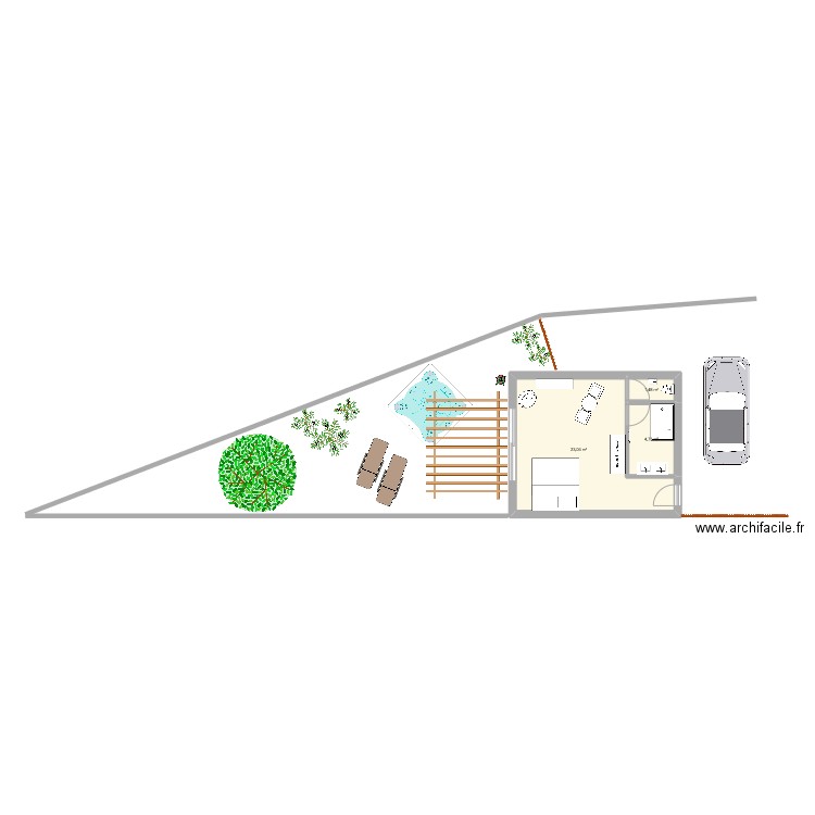 Chambre. Plan de 0 pièce et 0 m2