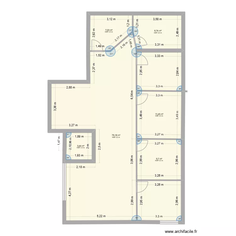 POLE SANTE. Plan de 6 Pièces et 120 m² POLE SANTE. Plan de 6 Pièces et 120 m²