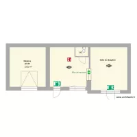 salle plan d'évacuation