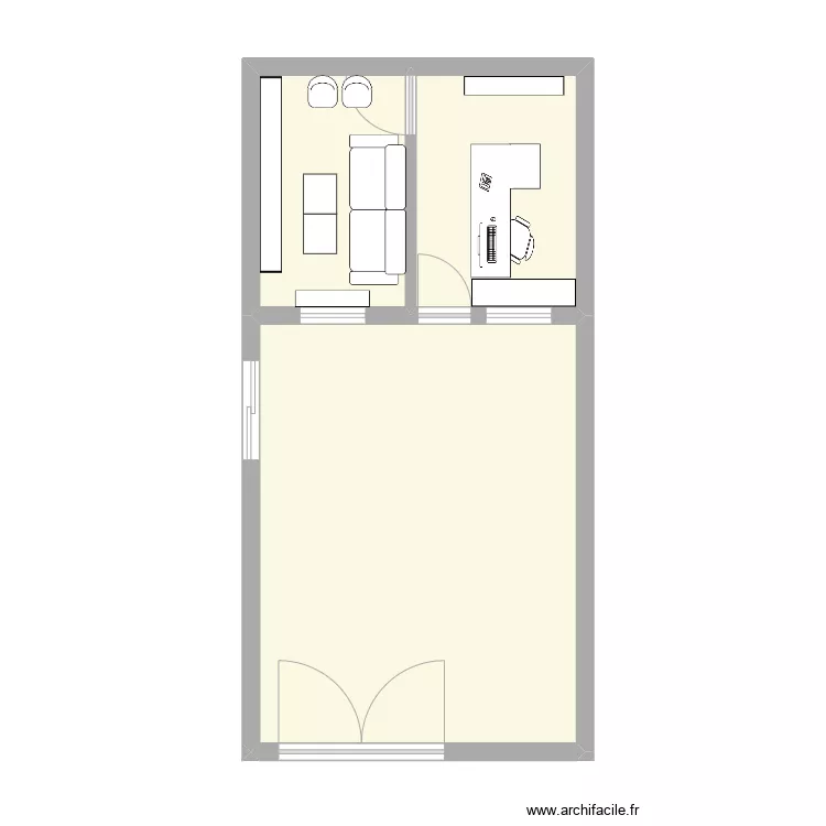 Bureaux. Plan de 