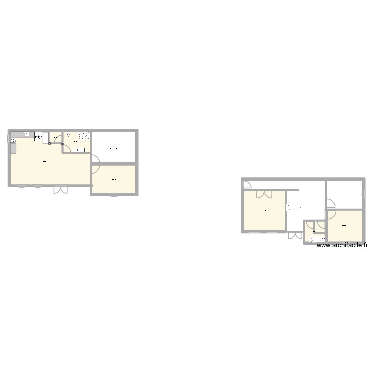 Version r&eacute;nov&eacute;e. Plan de 0 pièce et 0 m2