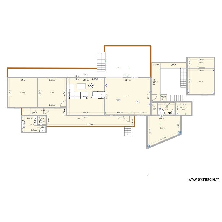 faka avancement V3b. Plan de 0 pièce et 0 m2
