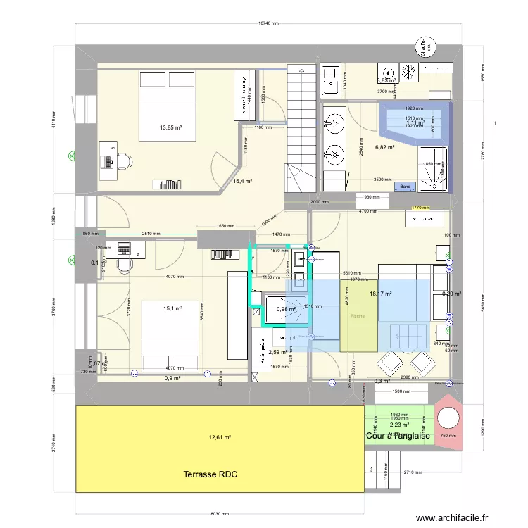 Appart Gavelière RDJ Jan 24. Plan de Appart Gavelière RDJ Jan 24. Plan de