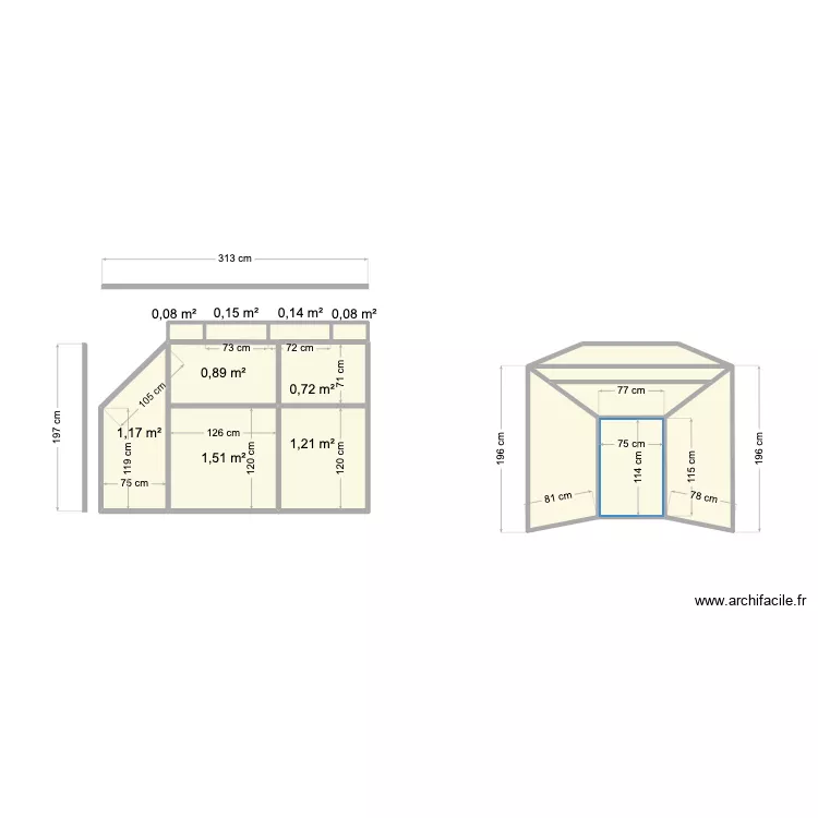 Panel across from Window Trailer. Plan de 
