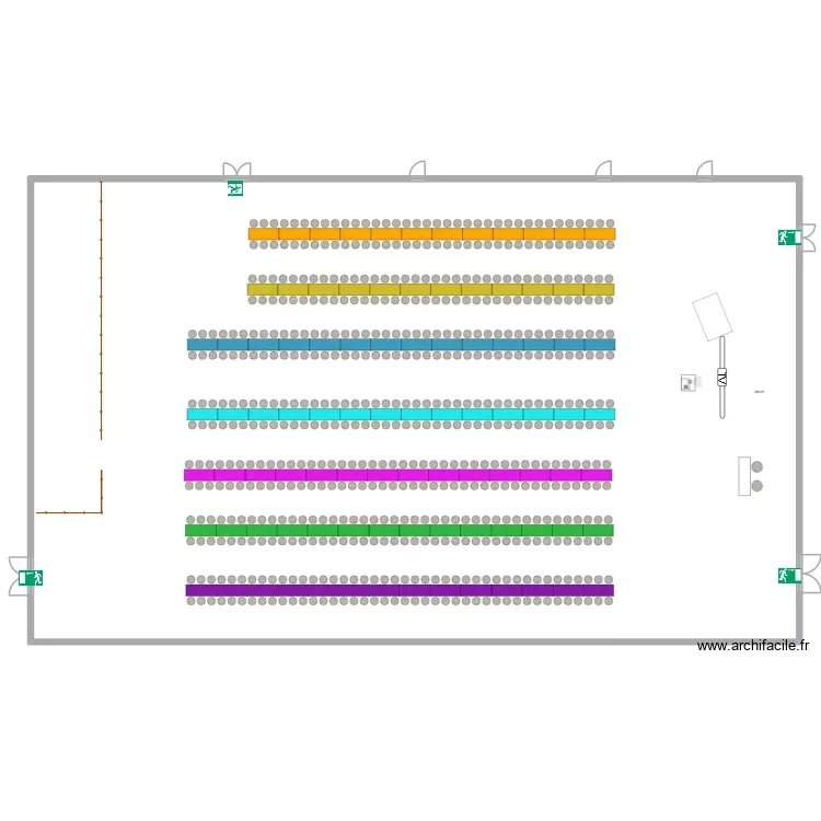 Loto CCS 2026 Plan Salle. Plan de 1 Pièce et 960 m² Loto CCS 2026 Plan Salle. Plan de 1 Pièce et 960 m²