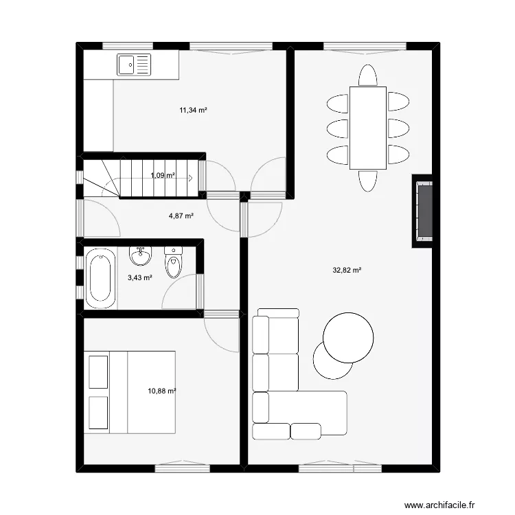 station 14 rez. Plan de 