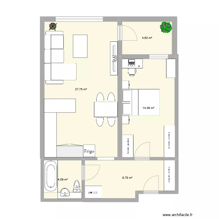 Elephant and castle. Plan de 