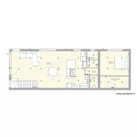 Villa 3 rdc Eclairage RDC vide