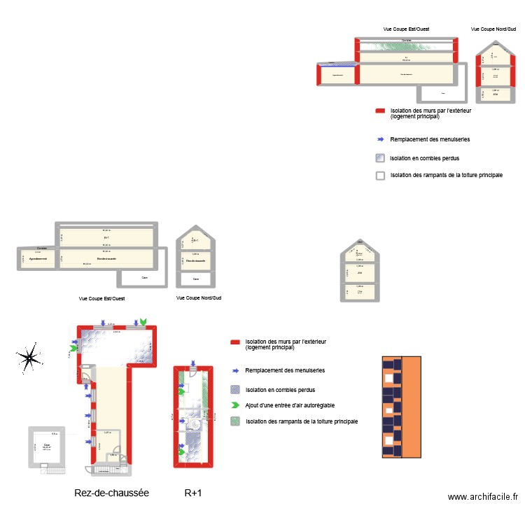Blairon Bis. Plan de 49 pièces et 403 m2