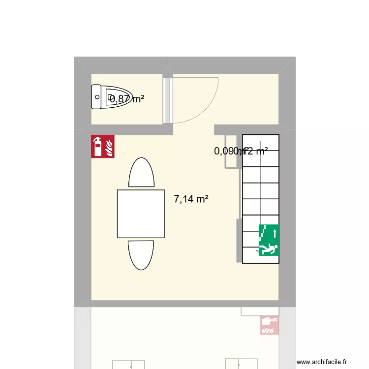 lot soin galerie gare s&eacute;curit&eacute; mezzanine. Plan de 