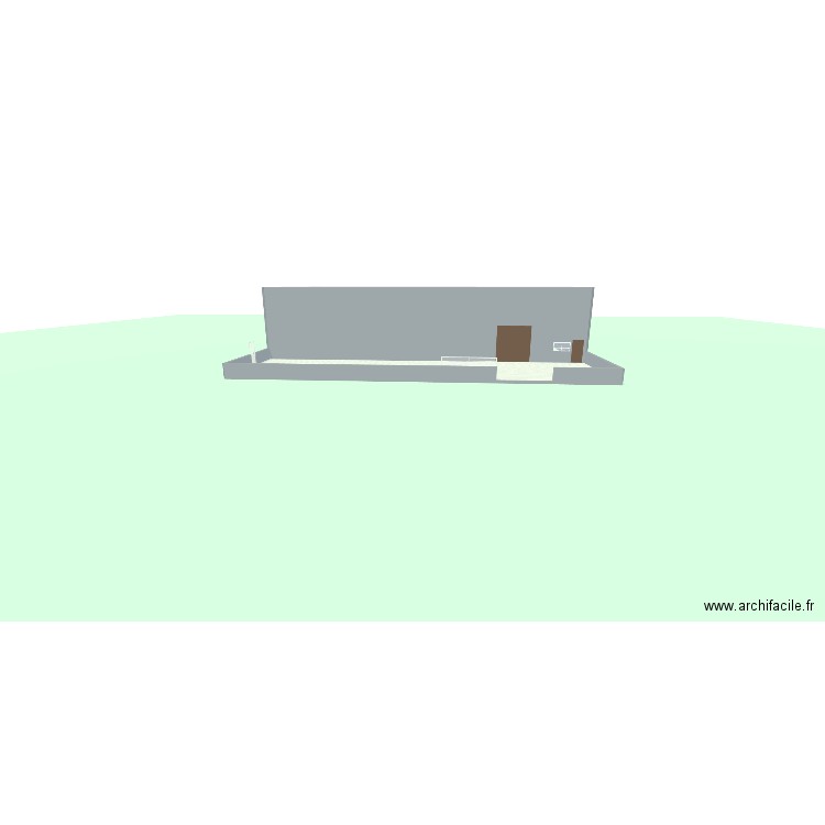 plan maison. Plan de 1 pièce et 236 m2