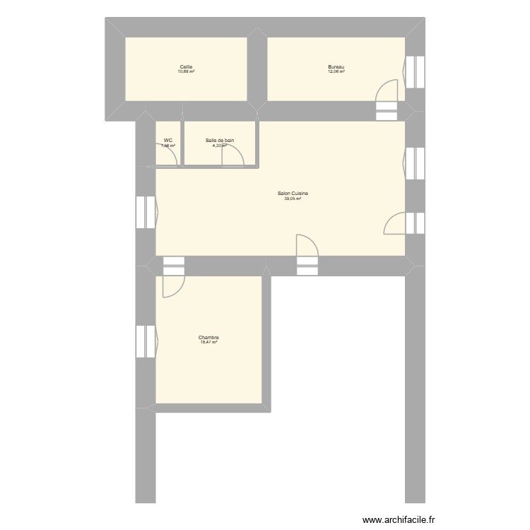 CHANNAL. Plan de 0 pièce et 0 m2