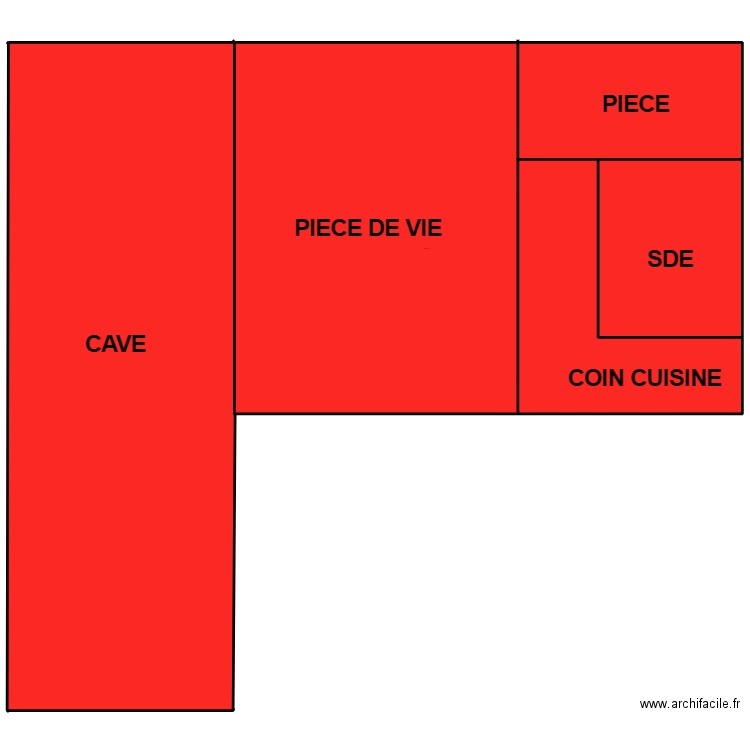 leaute. Plan de 4 pièces et -2453 m2