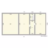 étage 2 Gîte Malonne + annexe initial 1