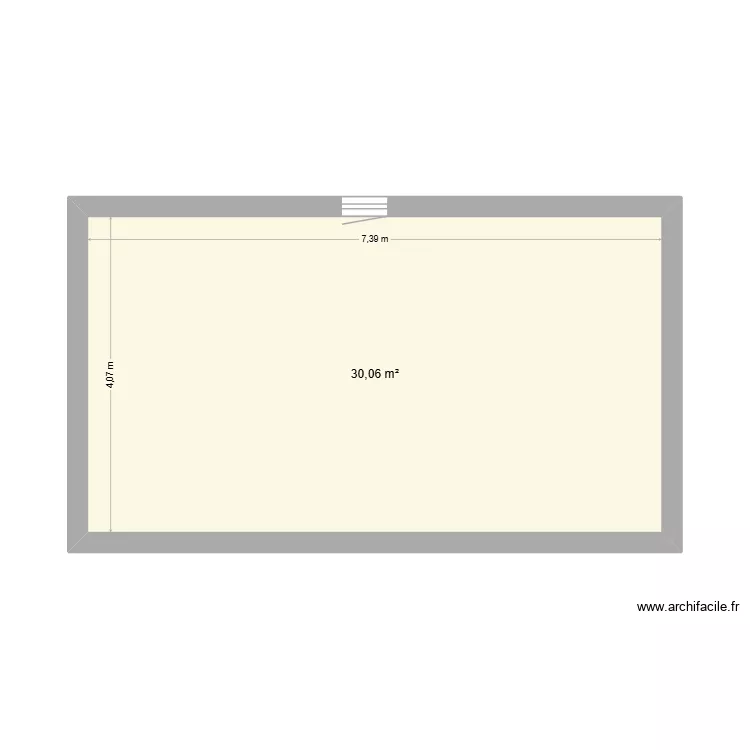 Essai. Plan de 1 Pièce et 30 m²