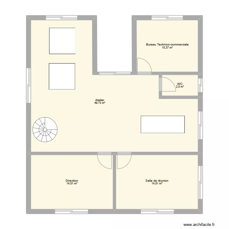 signalenseigne 1er étage. Plan de 5 et 92 m² signalenseigne 1er étage. Plan de 5 et 92 m²