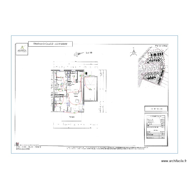 AMETHYSTE LOT 19. Plan de 0 pièce et 0 m2