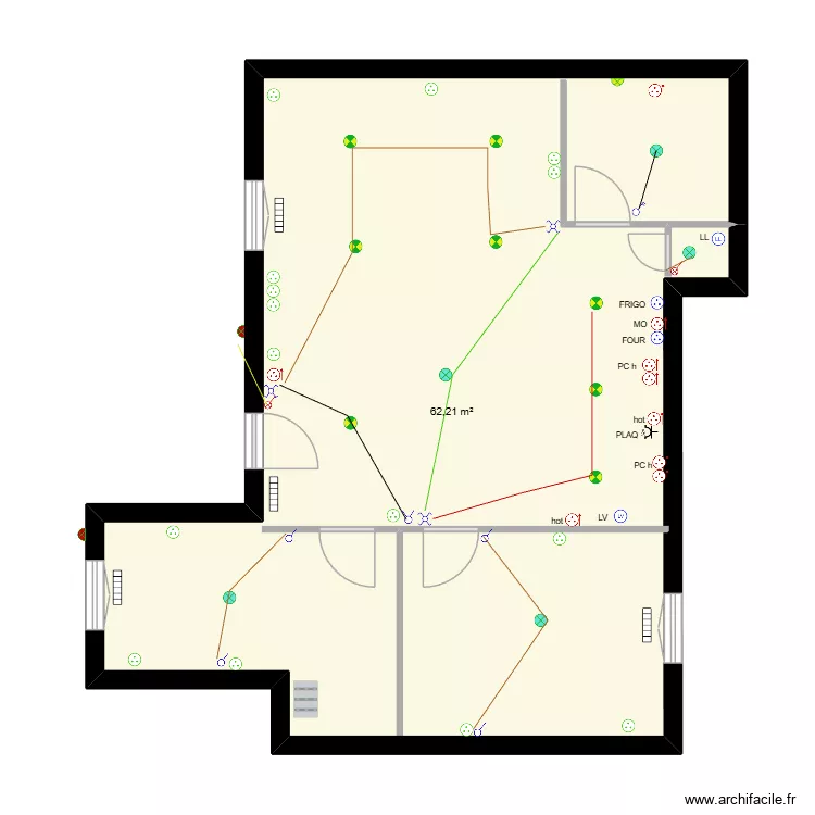Lucquin france. Plan de 