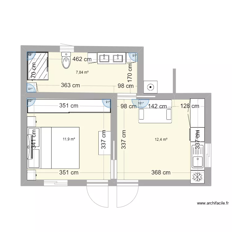 projet cassita fb. Plan de 