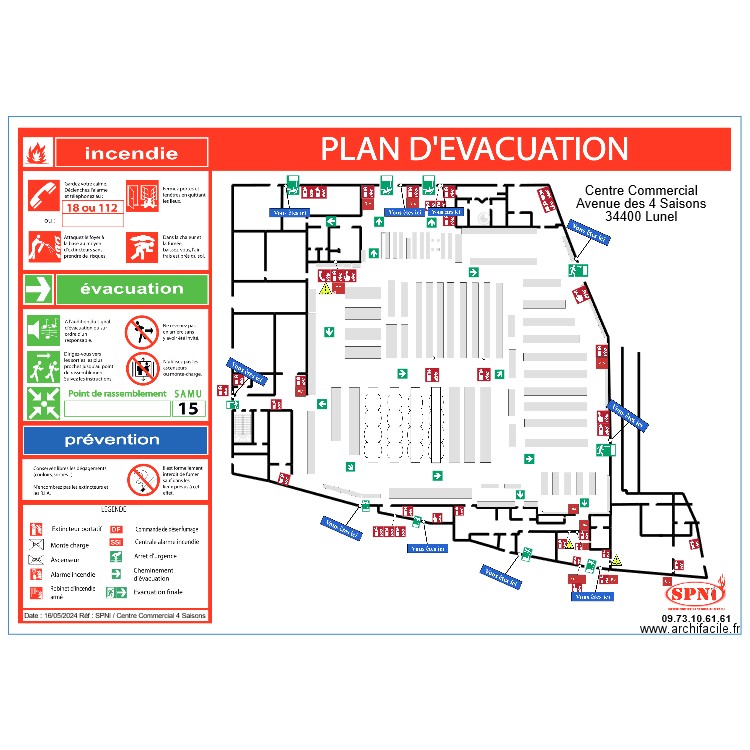 INTERMARCHÉ 4 SAISONS EVAC 1. Plan de 2 pièces et 8 m2